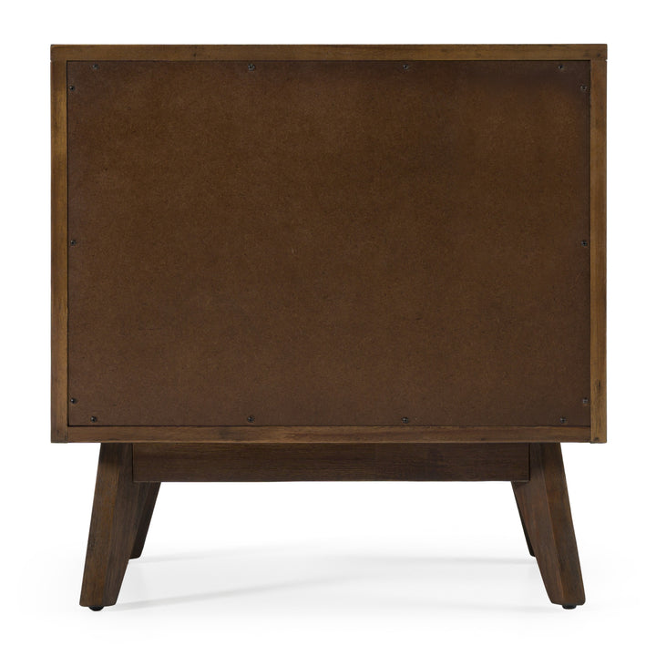 Daisy Mid-Century Dark Acacia Nightstand