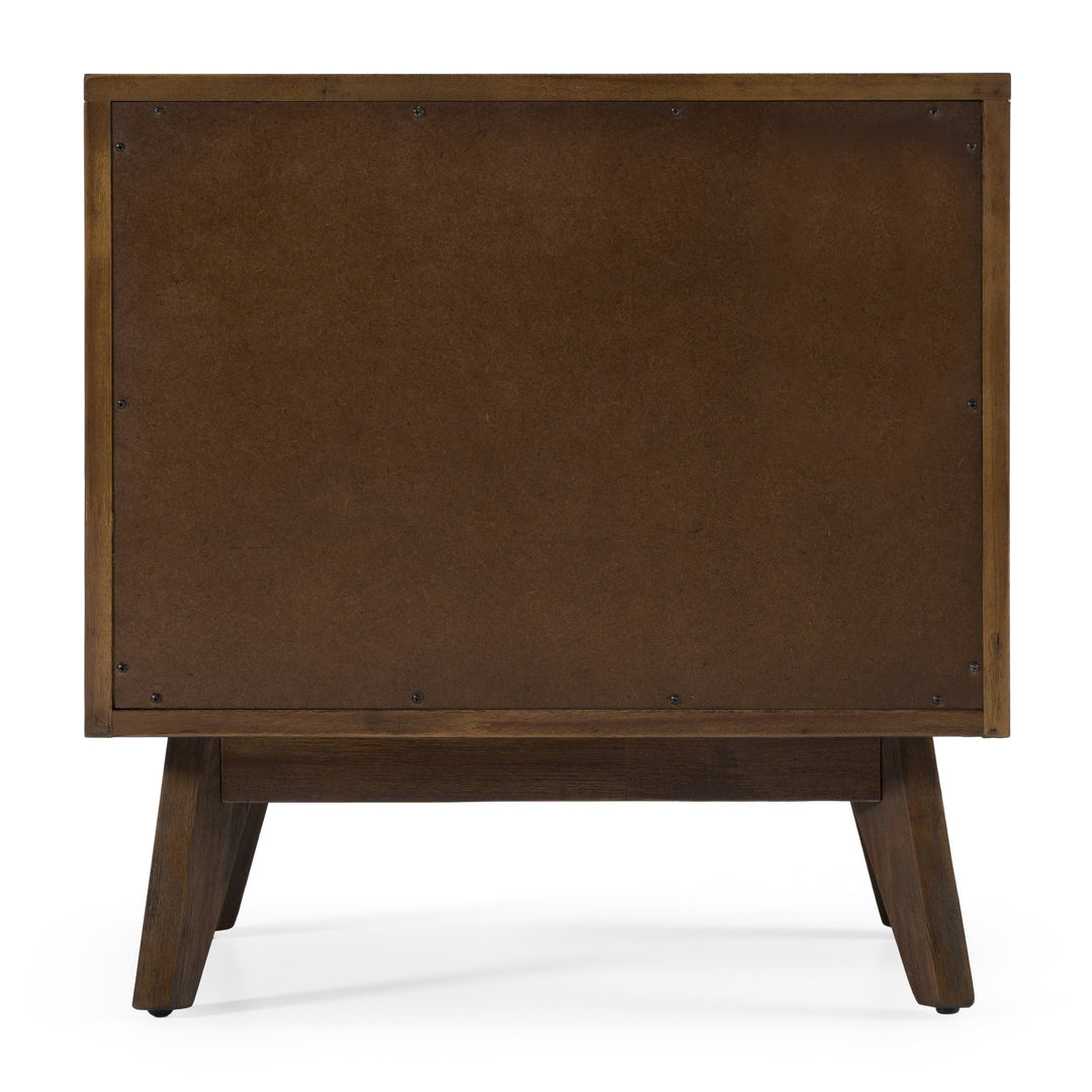 Daisy Mid-Century Dark Acacia Nightstand