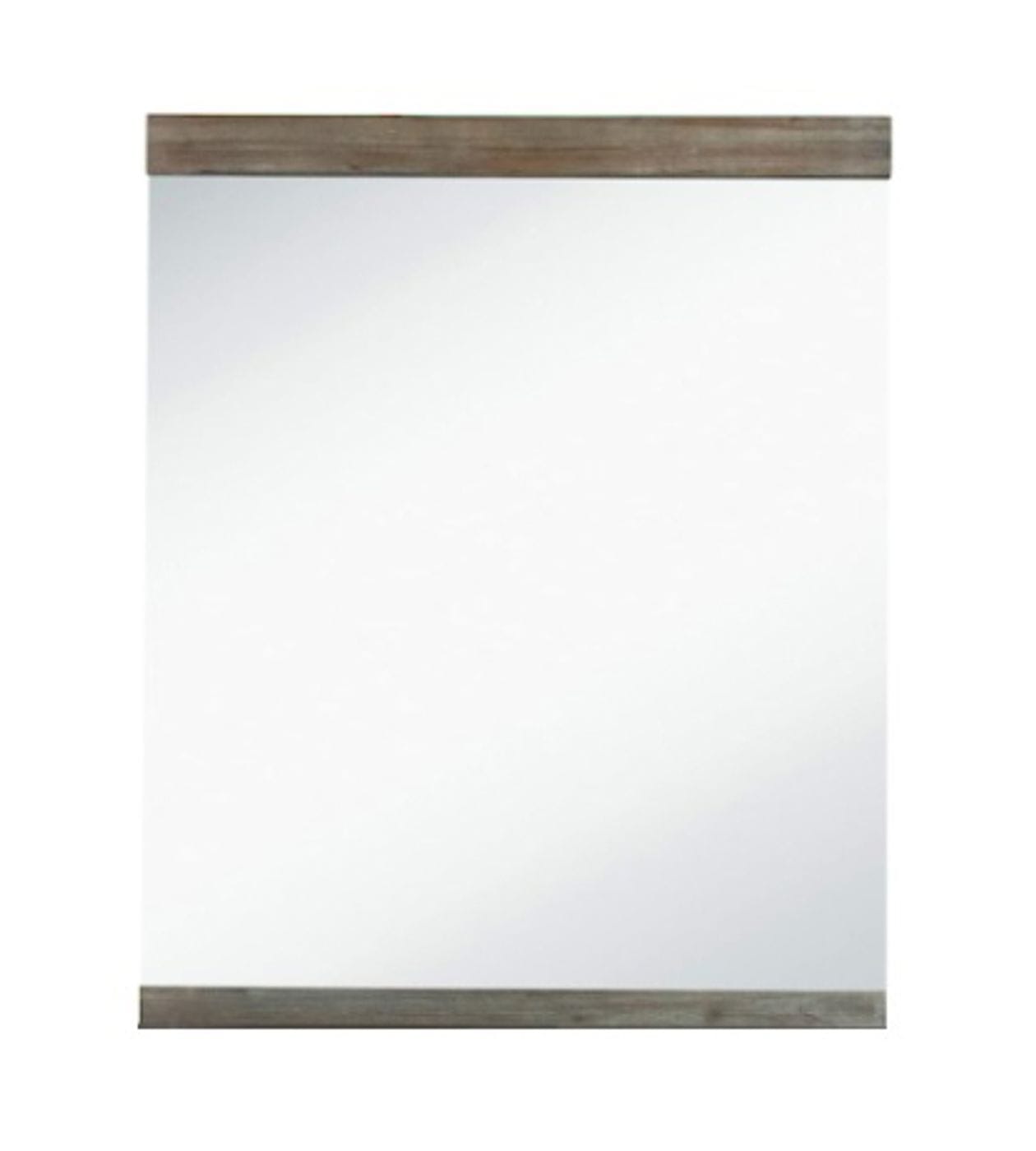 Daisy Mid-Century Dark Acacia Mirror