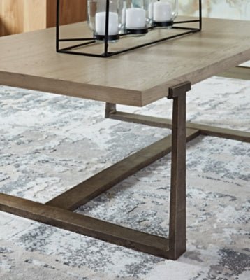 Dalenville Coffee Table - Gray Cocktail Table modern furniture Contempo Furniture