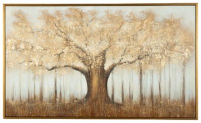Dalewick Wall Art - Dark Brown Canvas Art modern furniture Contempo Furniture