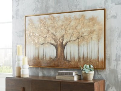 Dalewick Wall Art - Dark Brown Canvas Art modern furniture Contempo Furniture