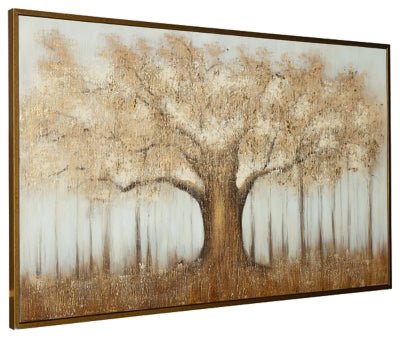 Dalewick Wall Art - Dark Brown Canvas Art modern furniture Contempo Furniture