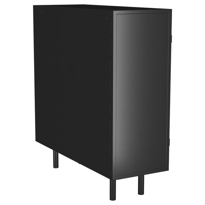 Dalia - 2 Door Accent Storage Cabinet With Shelving - Black Accent Cabinet modern furniture Contempo Furniture