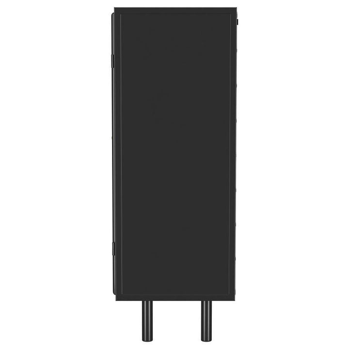 Dalia - 2 Door Accent Storage Cabinet With Shelving - Black Accent Cabinet modern furniture Contempo Furniture