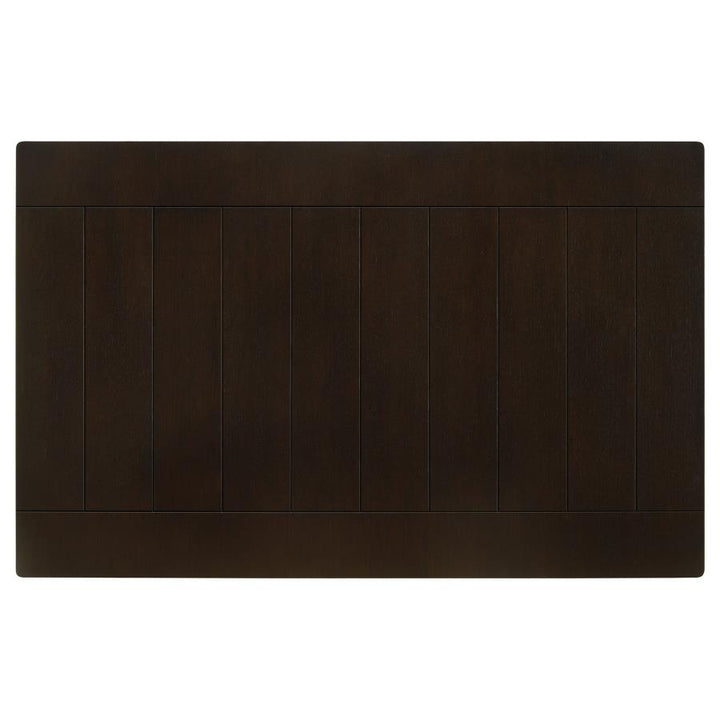 Dalila - Rectangular Wood Dining Table - Cappuccino Dining Table modern furniture Contempo Furniture