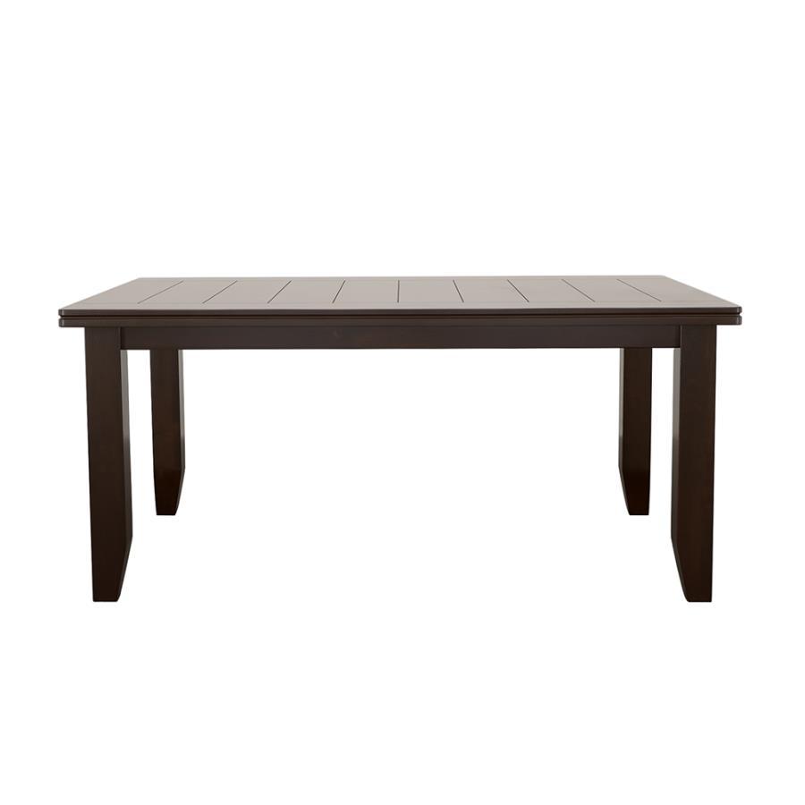 Dalila - Rectangular Wood Dining Table - Cappuccino Dining Table modern furniture Contempo Furniture