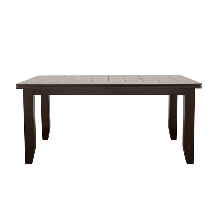 Dalila - Rectangular Wood Dining Table - Cappuccino Dining Table modern furniture Contempo Furniture