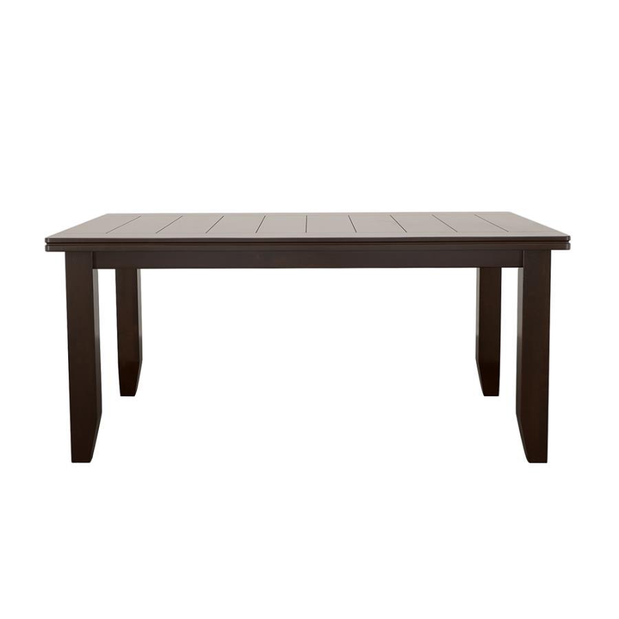 Dalila - Rectangular Wood Dining Table - Cappuccino Dining Table modern furniture Contempo Furniture