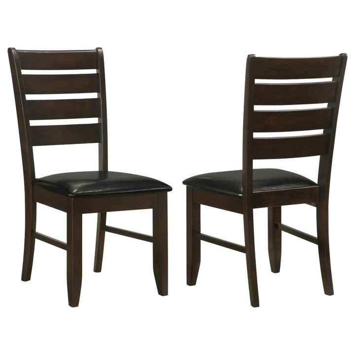 Dalila - Wood Dining Side Chair (Set of 2) - Cappuccino Chair Set modern furniture Contempo Furniture