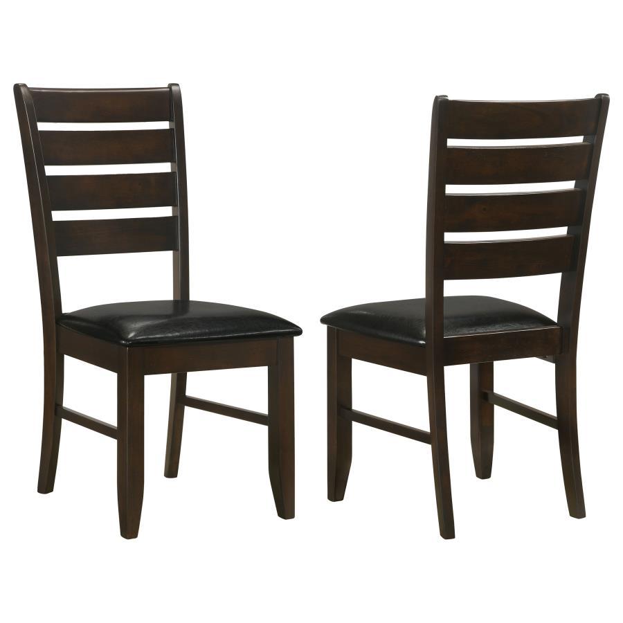Dalila - Wood Dining Side Chair (Set of 2) - Cappuccino Chair Set modern furniture Contempo Furniture
