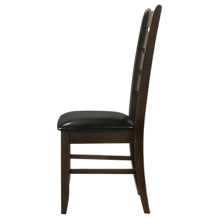 Dalila - Wood Dining Side Chair (Set of 2) - Cappuccino Chair Set modern furniture Contempo Furniture