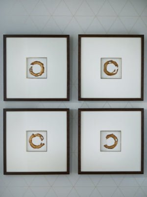 Dallbourne Wall Art (Set of 4) - White Wall Decor modern furniture Contempo Furniture