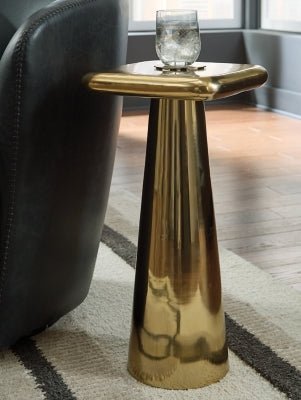 Dallenburg Accent Table - Gold Accent Table modern furniture Contempo Furniture