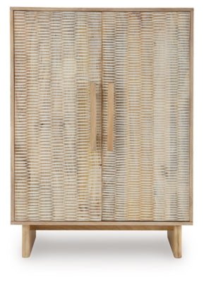 Dallinbury Accent Cabinet - Light Brown Accent Cabinet modern furniture Contempo Furniture