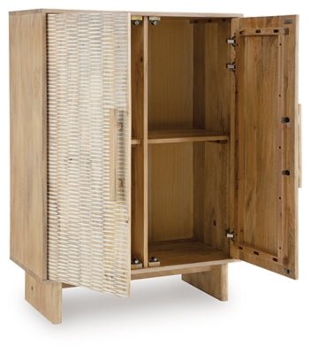 Dallinbury Accent Cabinet - Light Brown Accent Cabinet modern furniture Contempo Furniture