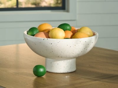 Dallinworth Bowl - White Plate &amp; Bowl modern furniture Contempo Furniture