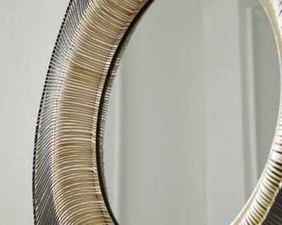 Dallmen Accent Mirror - Black Accent Mirror modern furniture Contempo Furniture