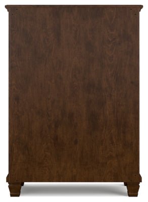 Danabrin Chest of Drawers - Dark Brown Accent Chest modern furniture Contempo Furniture