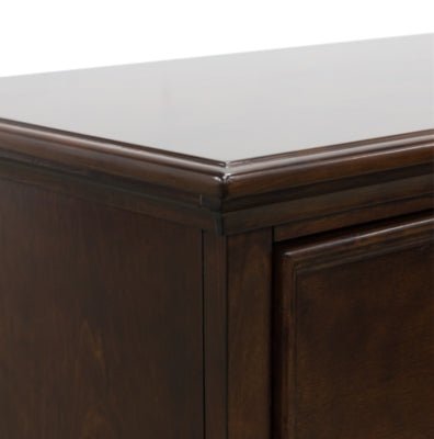 Danabrin Chest of Drawers - Dark Brown Accent Chest modern furniture Contempo Furniture