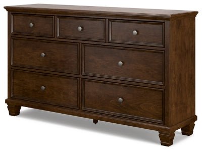 Danabrin Dresser - Dark Brown Dresser modern furniture Contempo Furniture
