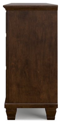 Danabrin Dresser - Dark Brown Dresser modern furniture Contempo Furniture