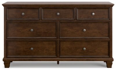 Danabrin Dresser - Dark Brown Dresser modern furniture Contempo Furniture