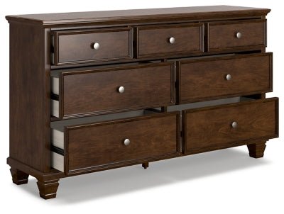 Danabrin Dresser - Dark Brown Dresser modern furniture Contempo Furniture