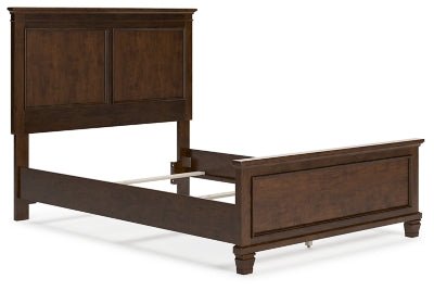 Danabrin Full Panel Bed - Dark Brown Panel Bed modern furniture Contempo Furniture