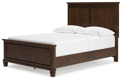 Danabrin Full Panel Bed - Dark Brown Panel Bed modern furniture Contempo Furniture