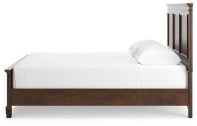 Danabrin King Panel Bed - Dark Brown Panel Bed modern furniture Contempo Furniture