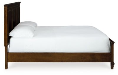 Danabrin King Panel Bed - Dark Brown Panel Bed modern furniture Contempo Furniture