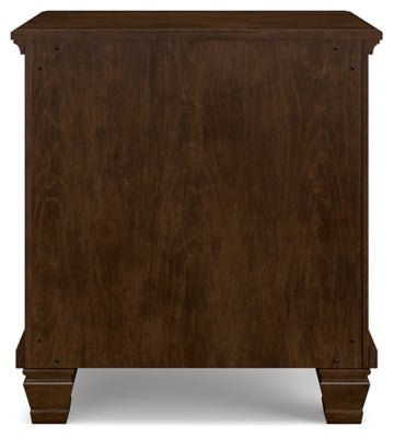 Danabrin Nightstand - Dark Brown Accent Nightstand modern furniture Contempo Furniture