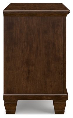 Danabrin Nightstand - Dark Brown Accent Nightstand modern furniture Contempo Furniture