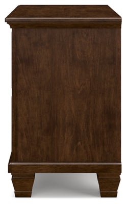 Danabrin Nightstand - Dark Brown Accent Nightstand modern furniture Contempo Furniture