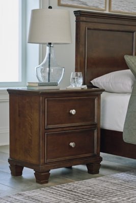Danabrin Nightstand - Dark Brown Accent Nightstand modern furniture Contempo Furniture