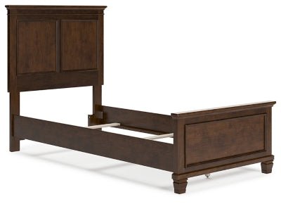 Danabrin Twin Panel Bed - Dark Brown Panel Bed modern furniture Contempo Furniture