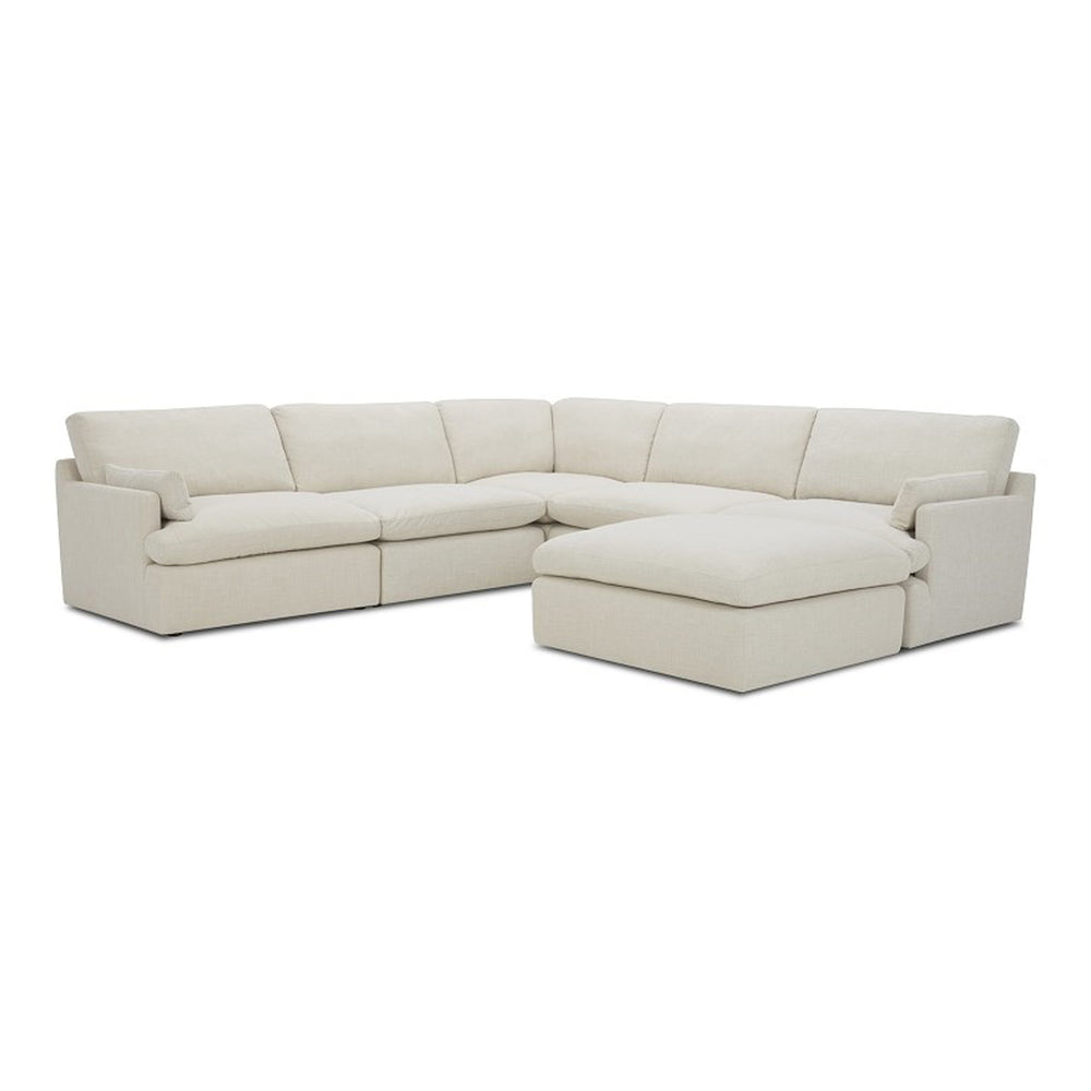 Danica - Modern Beige Sectional Sofa - View 4