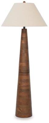 Danset Floor Lamp - Dark Brown Floor Lamp modern furniture Contempo Furniture