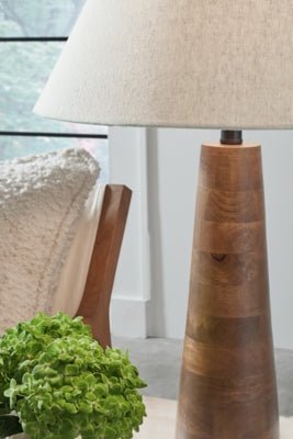 Danset Table Lamp - Dark Brown Table Lamp modern furniture Contempo Furniture