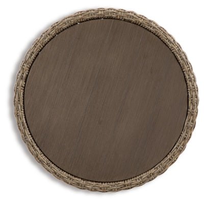 Danson Outdoor End Table - Beige End Table modern furniture Contempo Furniture
