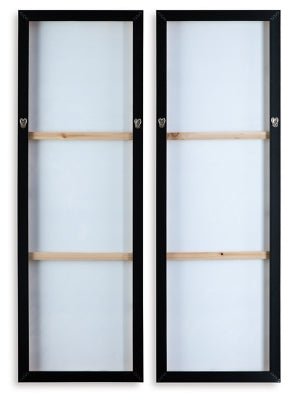 Dansot Wall Art (Set of 2) - Green Canvas Art Set modern furniture Contempo Furniture
