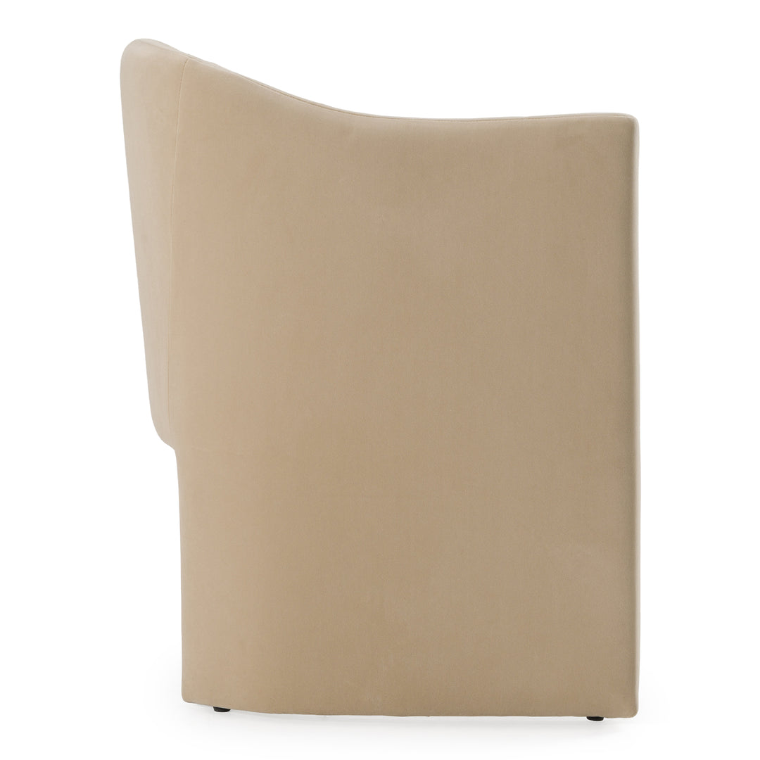 Danube  Modern Beige Fabric Dining Chair