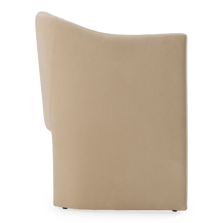 Danube  Modern Beige Fabric Dining Chair