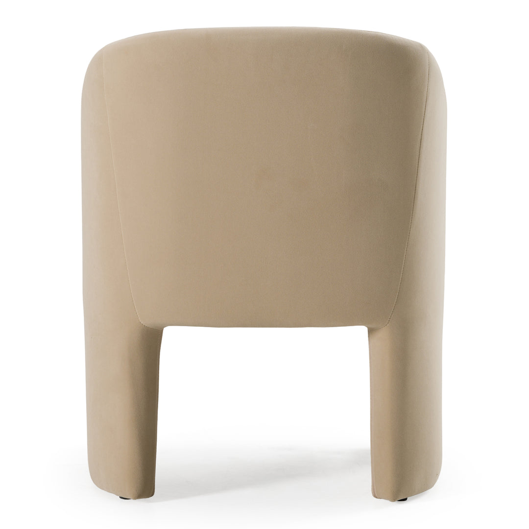 Danube  Modern Beige Fabric Dining Chair