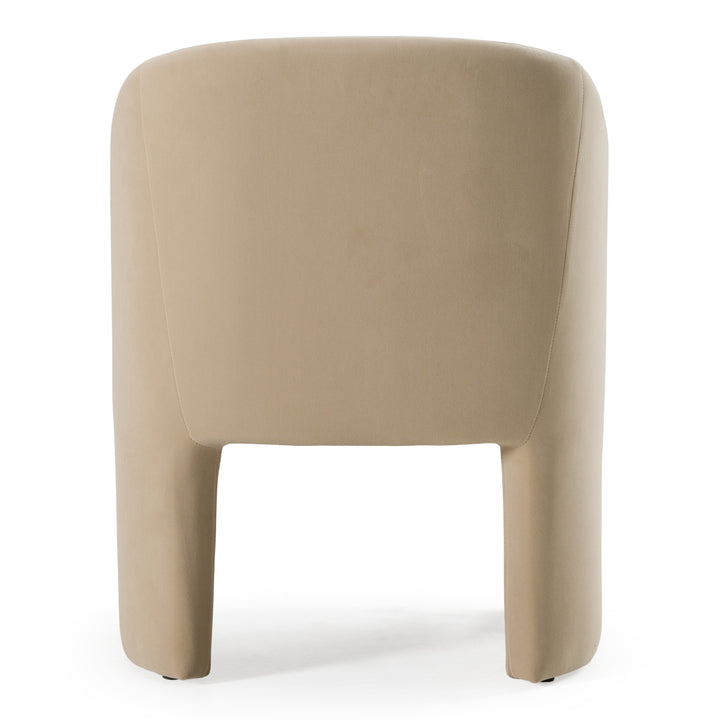 Danube  Modern Beige Fabric Dining Chair