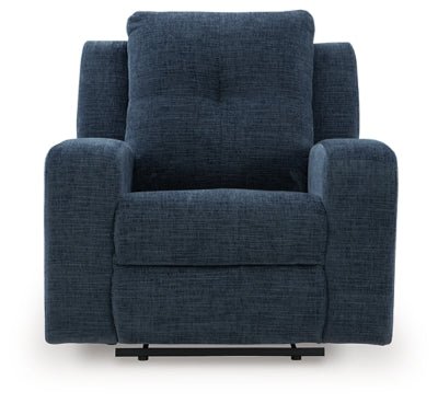 Danum Recliner - Blue Reclining Chair modern furniture Contempo Furniture