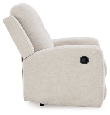 Danum Recliner - White Reclining Chair modern furniture Contempo Furniture