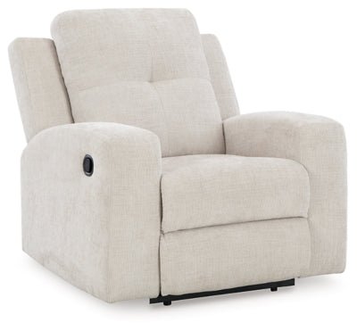 Danum Recliner - White Reclining Chair modern furniture Contempo Furniture