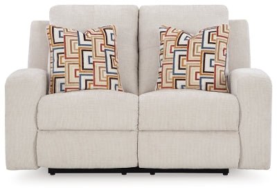 Danum Reclining Loveseat - White | Ashley Furniture